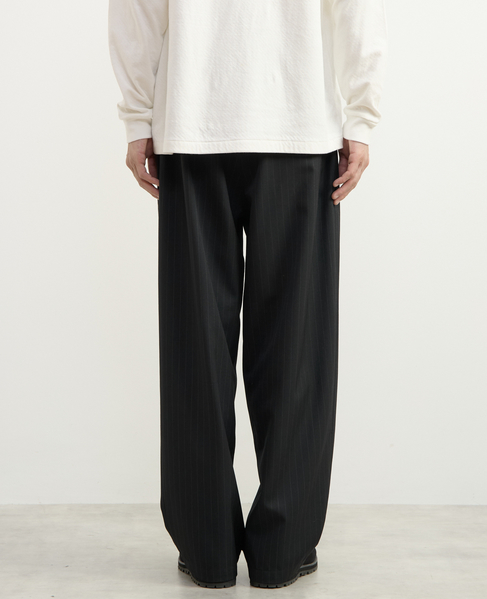 【1978 MEN'S MELROSE】イージートラウザーズ 詳細画像 ブラックストライプ 6