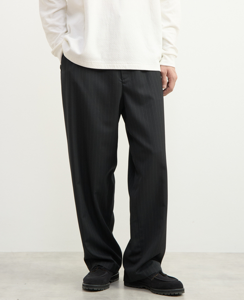 【1978 MEN'S MELROSE】イージートラウザーズ 詳細画像 ブラックストライプ 8