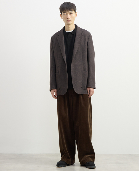 【1978 MEN'S MELROSE】ワイドストレートパンツ 詳細画像 ブラウン 12