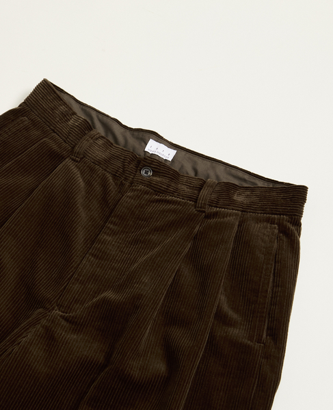 【1978 MEN'S MELROSE】ワイドストレートパンツ 詳細画像 ブラウン 2