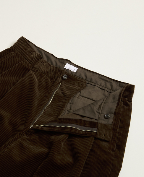 【1978 MEN'S MELROSE】ワイドストレートパンツ 詳細画像 ブラウン 3