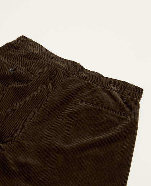 【1978 MEN'S MELROSE】ワイドストレートパンツ 詳細画像 ブラウン 4