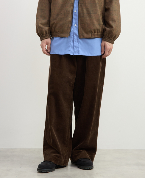【1978 MEN'S MELROSE】ワイドストレートパンツ 詳細画像 ブラウン 8