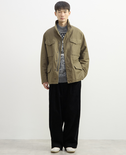 【1978 MEN'S MELROSE】ワイドストレートパンツ 詳細画像 ブラック 10