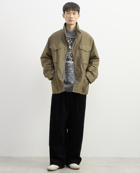 【1978 MEN'S MELROSE】ワイドストレートパンツ 詳細画像 ブラック 11