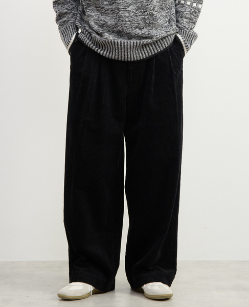 【1978 MEN'S MELROSE】ワイドストレートパンツ 詳細画像 ブラック 8