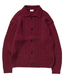 【1978 MEN'S MELROSE】ポロカラーカーディガン