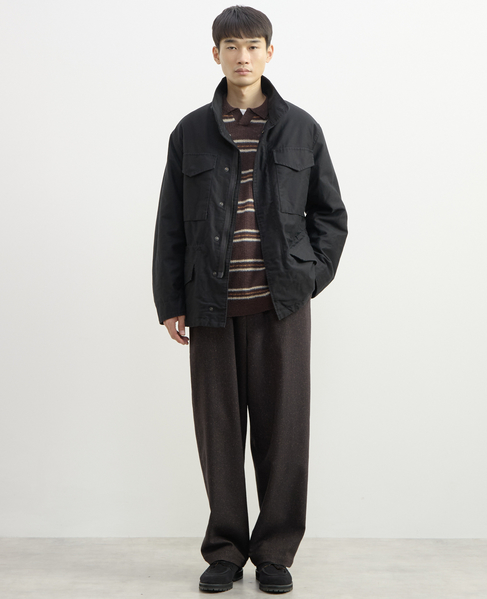 【1978 MEN'S MELROSE】スキッパーポロシャツ 詳細画像 ブラウン 14