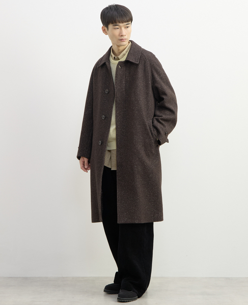 【1978 MEN'S MELROSE】ループヤーンサドルショルダーニット 詳細画像 イエロー 16