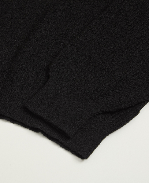 【1978 MEN'S MELROSE】ループヤーンサドルショルダーニット 詳細画像 ブラック 3