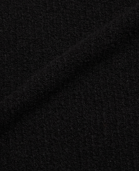 【1978 MEN'S MELROSE】ループヤーンサドルショルダーニット 詳細画像 ブラック 4