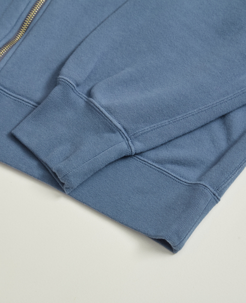 【1978 MEN'S MELROSE】ハイブリットコットン度甘裏毛パーカー 詳細画像 ブルー 5