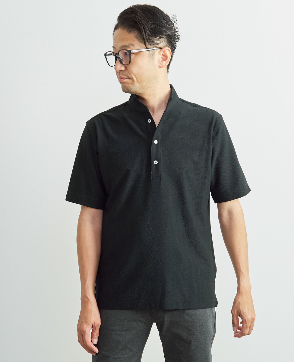 ドライマスターサッカーワンピースカラーポロシャツ｜MEN'S MELROSE