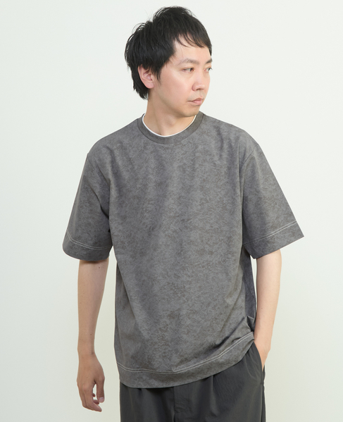 ムラプリントTシャツ 詳細画像 ライトグレー 15