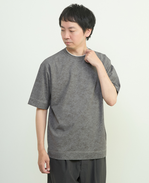 ムラプリントTシャツ 詳細画像 ライトグレー 16