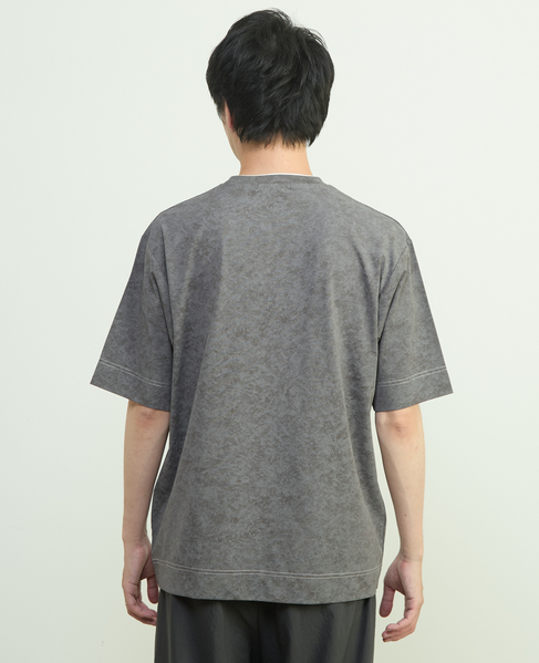 ムラプリントTシャツ 詳細画像 ライトグレー 4