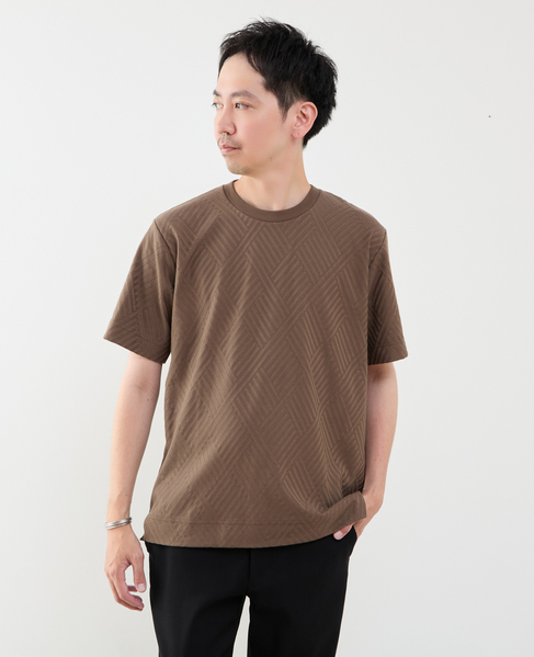 アーガイルリンクスTシャツ 詳細画像 ブラウン 1