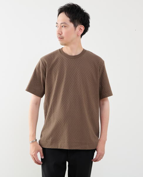 アーガイルリンクスTシャツ 詳細画像 ブラウン 2