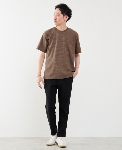 アーガイルリンクスTシャツ 詳細画像 ブラウン 4