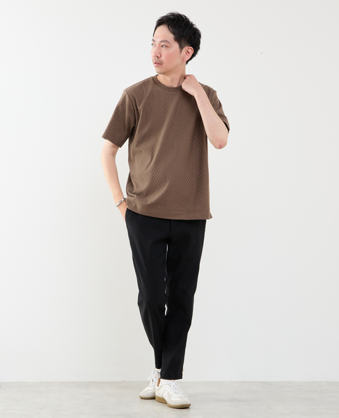 アーガイルリンクスTシャツ 詳細画像 ブラウン 7