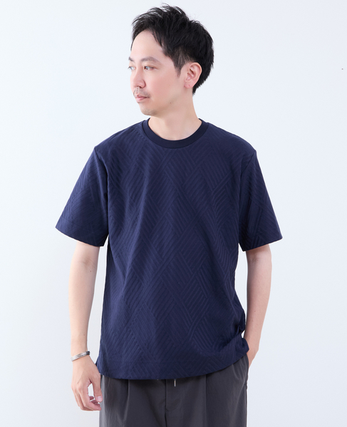 アーガイルリンクスTシャツ 詳細画像 ネイビー 1