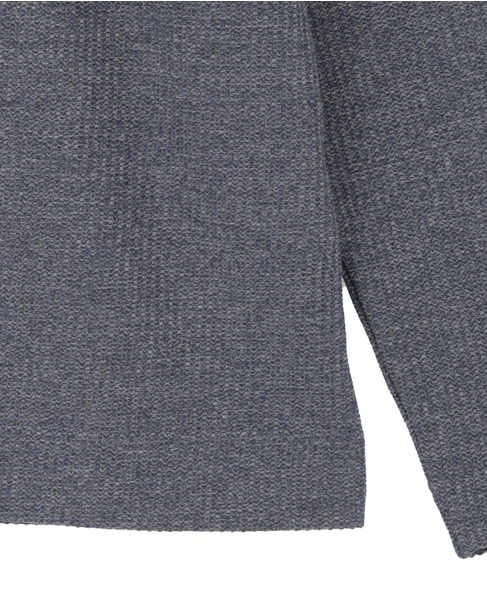 リンクスストライプカノコ キーネックTシャツ 詳細画像 ネイビー 14