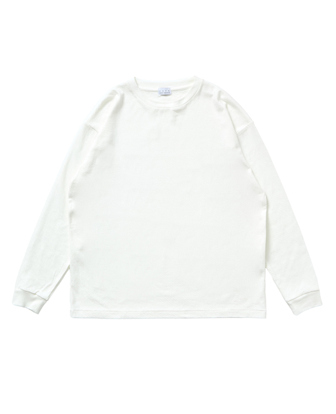 【1978 MEN'S MELROSE】ハイブリットコットン度甘接結ロングスリーブTシャツ 詳細画像 ホワイト 1