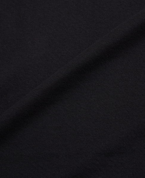 【1978 MEN'S MELROSE】ハイブリットコットン度甘接結ロングスリーブTシャツ 詳細画像 ブラック 2