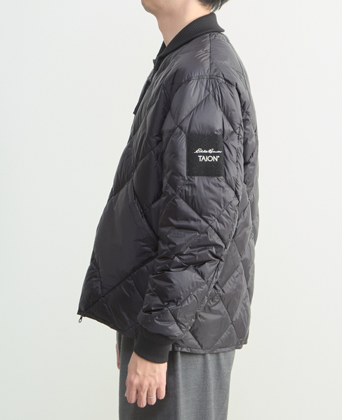 【Eddie Bauer×TAION】SKYLINER LIGHT（スカイライナー ダウンジャケット ライト） 詳細画像 ブラック 10