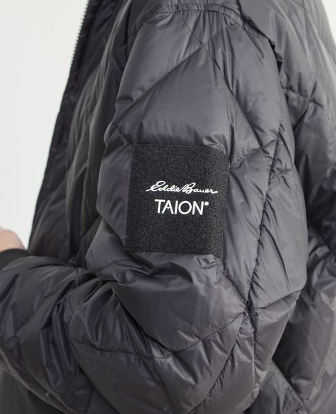 【Eddie Bauer×TAION】SKYLINER LIGHT（スカイライナー ダウンジャケット ライト） 詳細画像 ブラック 17