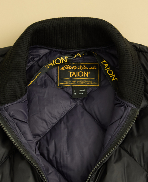 【Eddie Bauer×TAION】SKYLINER LIGHT（スカイライナー ダウンジャケット ライト） 詳細画像 ブラック 5