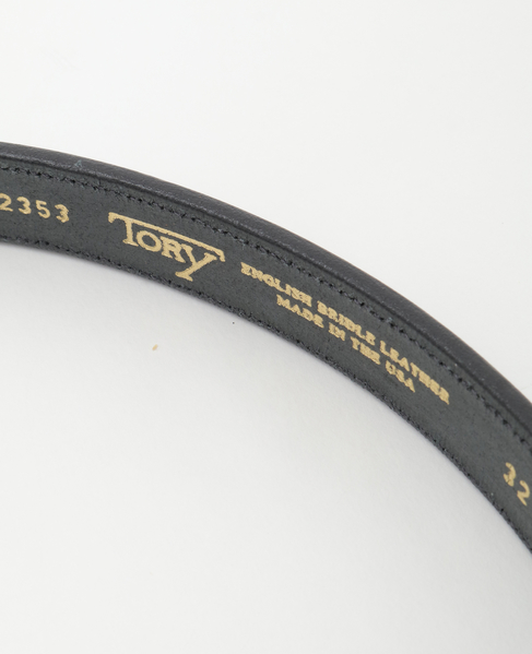 【TORY LEATHER/トリーレザー】1inch Spur Buckle Belt 詳細画像 ブラック 7