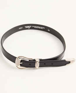 【TORY LEATHER/トリーレザー】1inch 3-PIECE SILVER BUCKLE BELTS