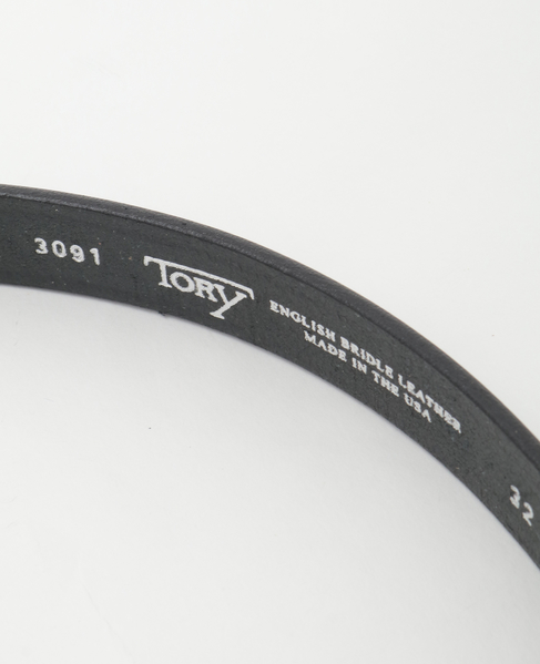 【TORY LEATHER/トリーレザー】1inch 3-PIECE SILVER BUCKLE BELTS 詳細画像 ブラック 7