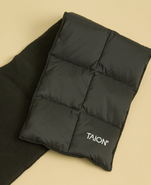 【TAION/タイオン】ベーシック ダウンマフラー 詳細画像 ブラック 3