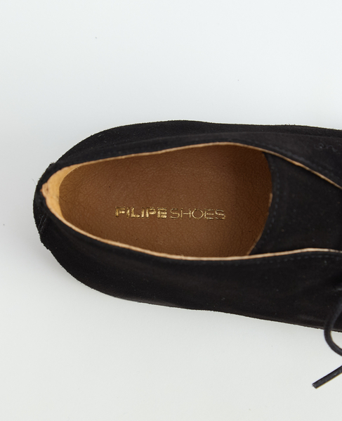 【FILIPE SHOES/フィリップシューズ】スエードブーツ 詳細画像 ブラック 4
