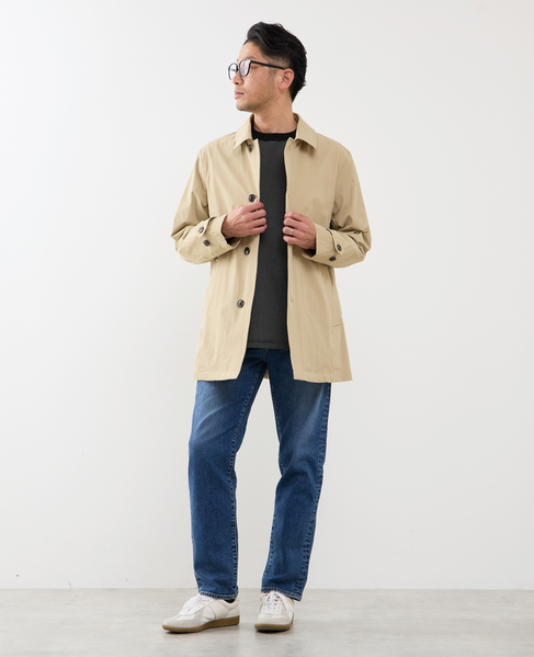 《WEB限定》4WAYクロスバルカラーコート | 軽量 / 撥水 / ストレッチ / 防シワ 詳細画像 ベージュ 20