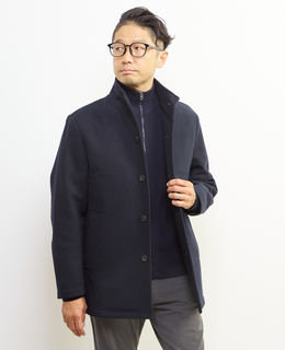 《WEB限定》ボンディングTRスタンドハーフコート