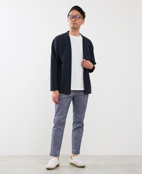 《WEB限定》【全6サイズ×7色展開】ハイストレッチアンクルテーパードパンツ 詳細画像 ホワイト 21