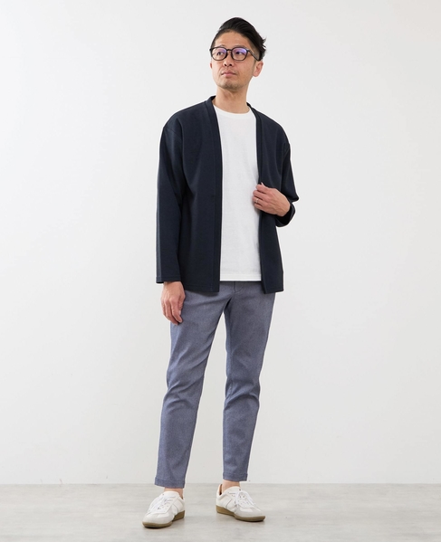 《WEB限定》【全6サイズ&times;5色展開】ハイストレッチアンクルテーパードパンツ 詳細画像 ホワイト 26