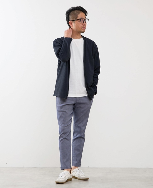 《WEB限定》【全6サイズ&times;5色展開】ハイストレッチアンクルテーパードパンツ 詳細画像 ホワイト 27