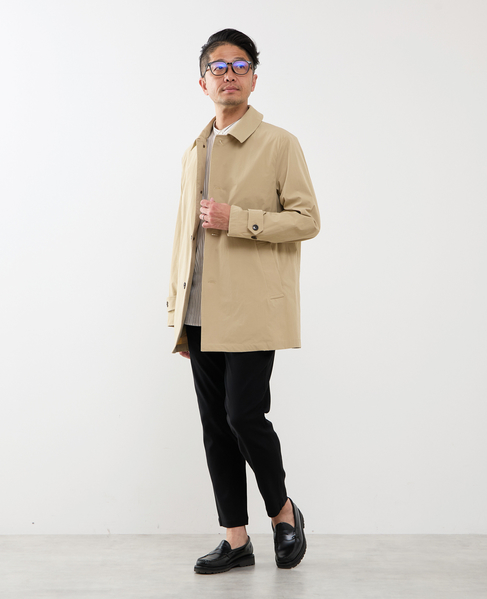 《WEB限定》【全6サイズ×7色展開】ハイストレッチアンクルテーパードパンツ 詳細画像 ブルー 10