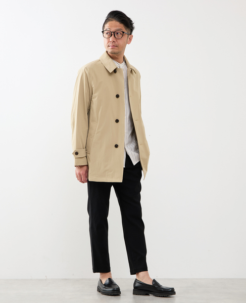 《WEB限定》【全6サイズ×7色展開】ハイストレッチアンクルテーパードパンツ 詳細画像 ブルー 11