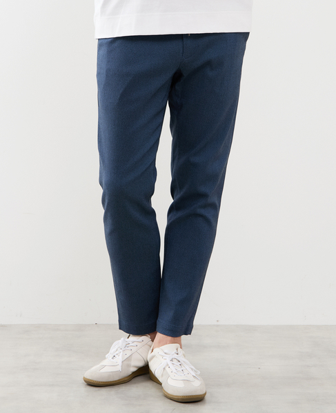 《WEB限定》【全6サイズ×7色展開】ハイストレッチアンクルテーパードパンツ 詳細画像 ブルー 4