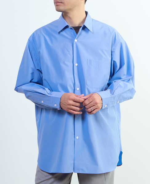 【MASTER FRAME/マスターフレーム】ワイドレギュラーシャツ 詳細画像 ホワイト 17