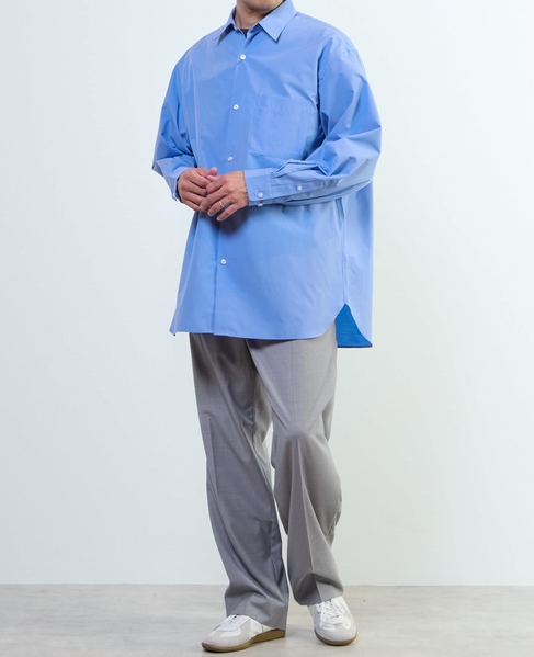 【MASTER FRAME/マスターフレーム】ワイドレギュラーシャツ 詳細画像 ホワイト 20