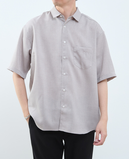 【MASTER FRAME/マスターフレーム】リネンライクキャンバス 半袖シャツ