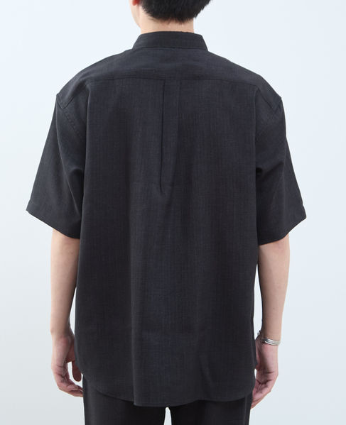 【MASTER FRAME/マスターフレーム】リネンライクキャンバス 半袖シャツ 詳細画像 ベージュ 4