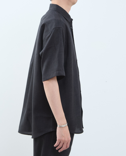 【MASTER FRAME/マスターフレーム】リネンライクキャンバス 半袖シャツ 詳細画像 ベージュ 5