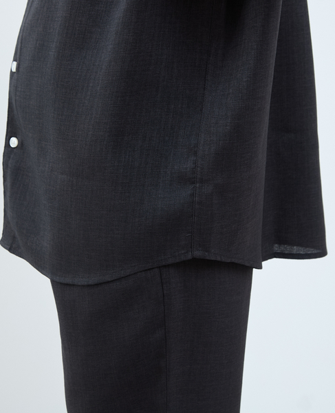 【MASTER FRAME/マスターフレーム】リネンライクキャンバス 半袖シャツ 詳細画像 ベージュ 8